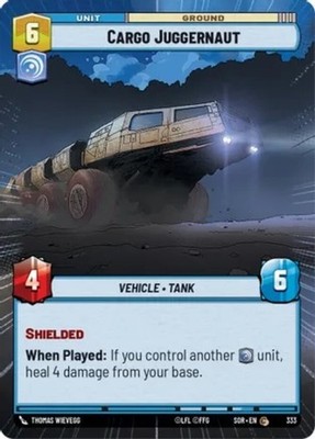 x4 Cargo Juggernaut - Hyperspace C Star Wars Spark of Rebellion M/NM