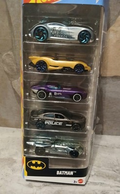 Hot Wheels 2025 Batman 5 Pack Mr. Freeze Gold Batmobile Penguin