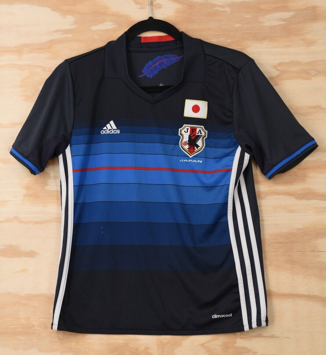 adidas 侍ジャパン ノベルティでした Japan 2016 Home Sakkā Adidas Climacool Football Soccer Jersey