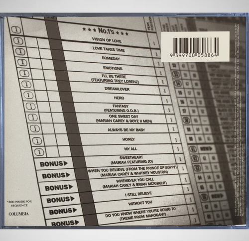 Mariah Carey CD #1's New - Foto 2 di 2