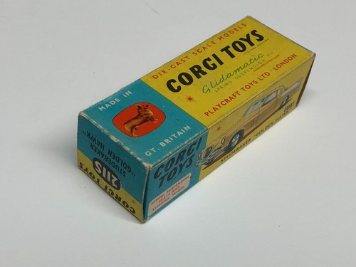 original Corgi Toys 211S STUDEBAKER "GOLDEN HAWK" die-cast ~ MINTY! - Picture 10 of 13