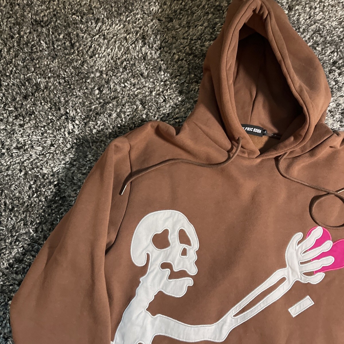 Aelfric Eden Brown Skelton Heart Long Sleeve Pockets