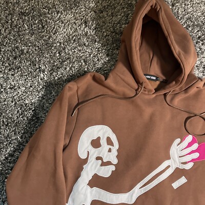 Aelfric Eden Brown Skelton Heart Long Sleeve Pockets