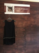 Jessica McClintock LBD With Jewels 7/8 Sleeveless