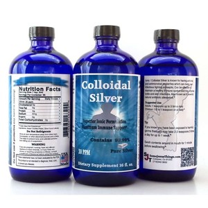 Superior Silver 30PPM LARGE 16 oz Bottle, Ionic Silver