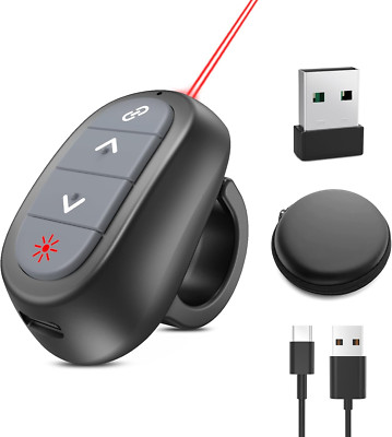 Powerpoint Clicker with Laser Pointer Wireless Presentation Remote Presenter New