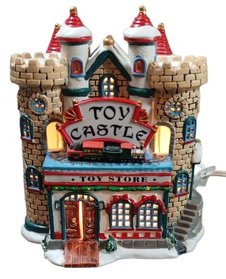 Lemax Santa Wonderland Toy Castle Toy Store LED lighted Christmas Village 2000 