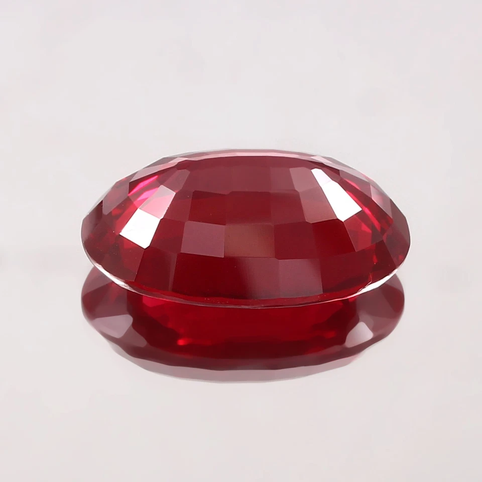 AAA Natural Flawless Pegion Red Mozambique Ruby Loose Oval Gemstone Cut 22x16 MM - Image 4 of 4
