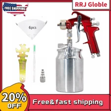 HVLP Spray Gun Air Paint Sprayer Siphon Feed 1000CC Capacity, with 1.8mm Nozzle