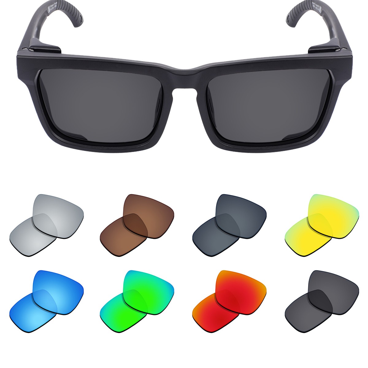 POLARIZED Replacement Lenses for SPY OPTIC Helm Tech Sunglasses-Multiple