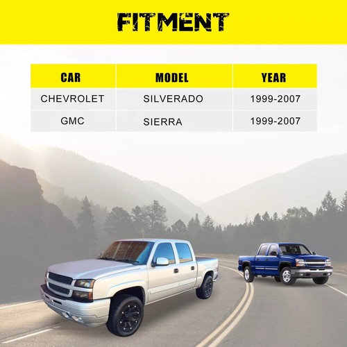 Steel Rear Back Bumper Complete Assembly For 1999-2007 Silverado Sierra 1500 - Picture 11 of 11
