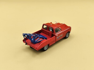 Miniature Retro 43 1/43 - Peugeot 403 + Remorque Départ En Vacances - Occasion Très Bon état
