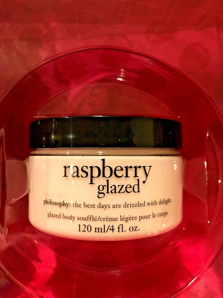 Philosophy Raspberry Glazed Trio Shower Gel, Lotion & Gloss Limited ED  NIB - Image 4 of 4