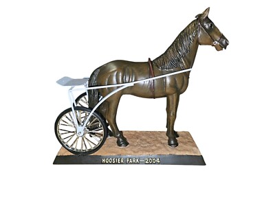 2004 Dan Patch Hoosier Park Horse Racing Bobblehead Figure Model Size 8''x8''
