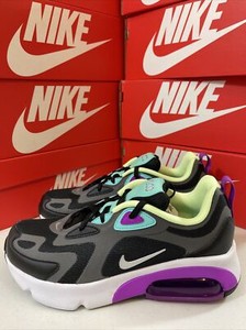 nike air max 200 black purple