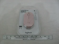 (1) NEW Logitech Pebble Wireless Mouse USB Receiver & Bluetooth M350 - ROSE