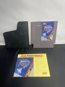 AIR FORTRESS CLASSIC ORIGINAL VIDEO GAME MANUAL Nintendo System CARTRIDGE NES