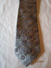 Mark Pendleton Silver Silk Neck Tie