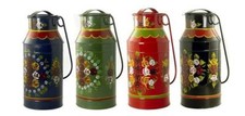 Hand Painted Milk Churn Planters in Various Colours
