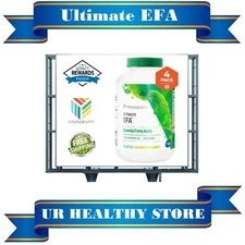 Youngevity Ultimate EFA 180 Softgels (4 PACK) - Omega 3 6 9 for Heart & Health