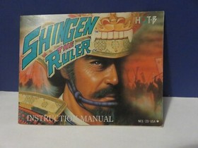 Nintendo NES Original Shingen the Ruler with Manual and Quick Tip Card Vintage