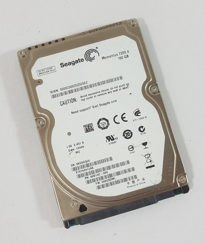 160GB Seagate ST9160412AS SATA 2,5" Notebook Festplatte HDD
