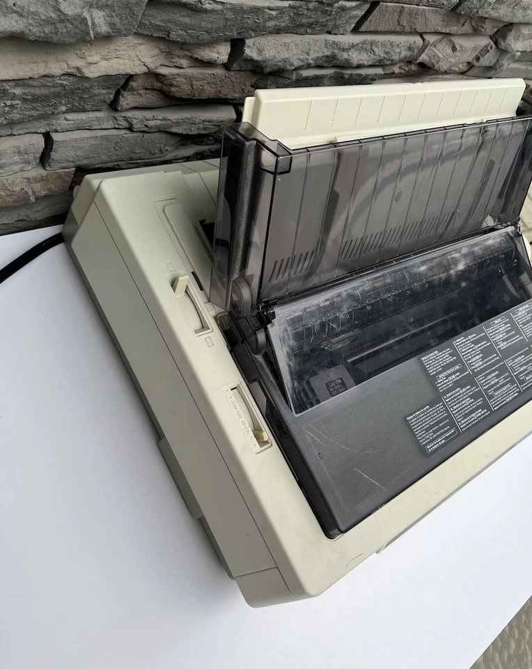 Panasonic KX P2123 Quiet 24 Pin Dot Matrix Printer VTG Untested Parts or Repair - Image 2 of 4