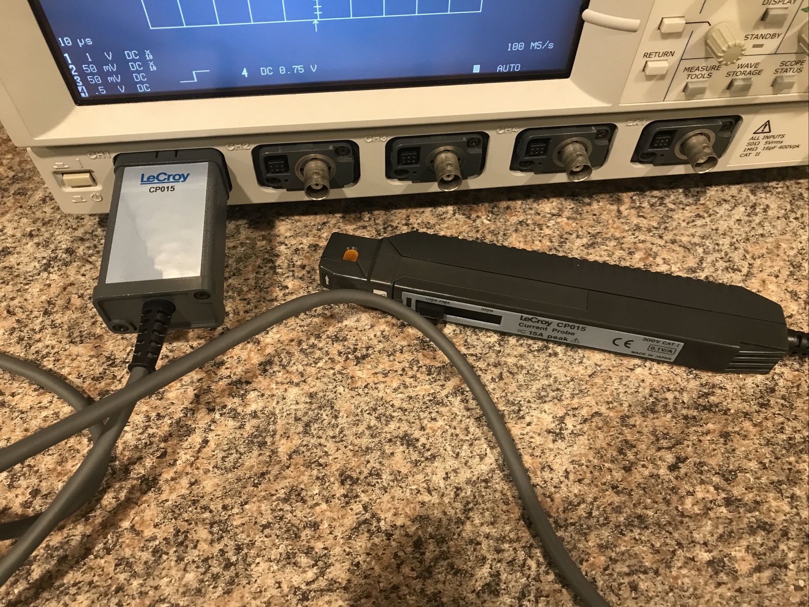 LeCroy Waverunner LT 364l 4 Channel Oscilloscope W/ CP015 Current Probe