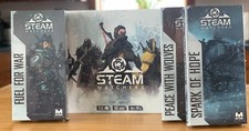 Steamwatchers Kickstarter Board Game plus 3 Expansions - NEW -