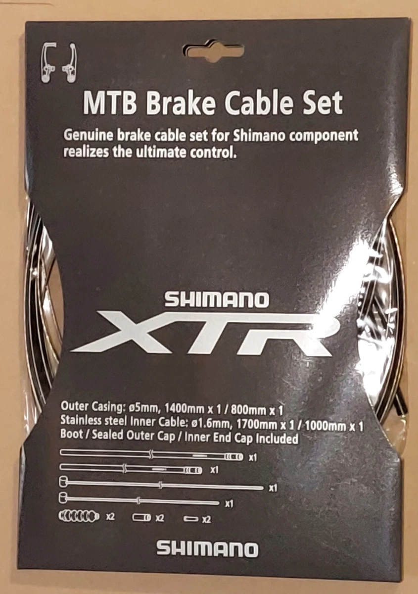 Shimano XTR Bremskabel Set schwarz | eBay