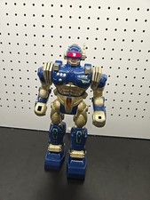 HAP-P-KID TOY Robot Happy Kid Vintage 2001 11" Tall Tested Talks Lights No Gun