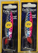 2 Pack, Danielson Skagit Spoon 1/2oz Rainbow Trout SKR-12RBT, NEW