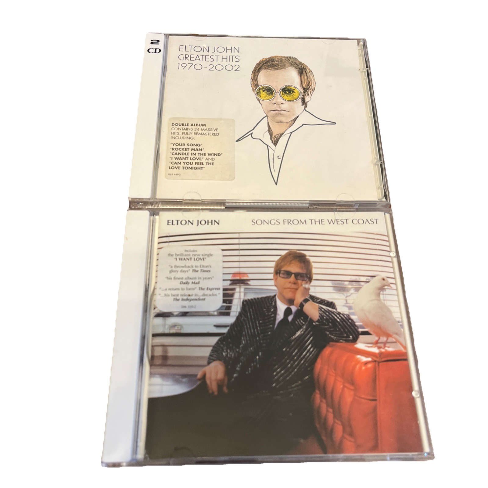 Elton John CD Bundle: Greatest Hits 1970-2002 & Songs From The West Coast
