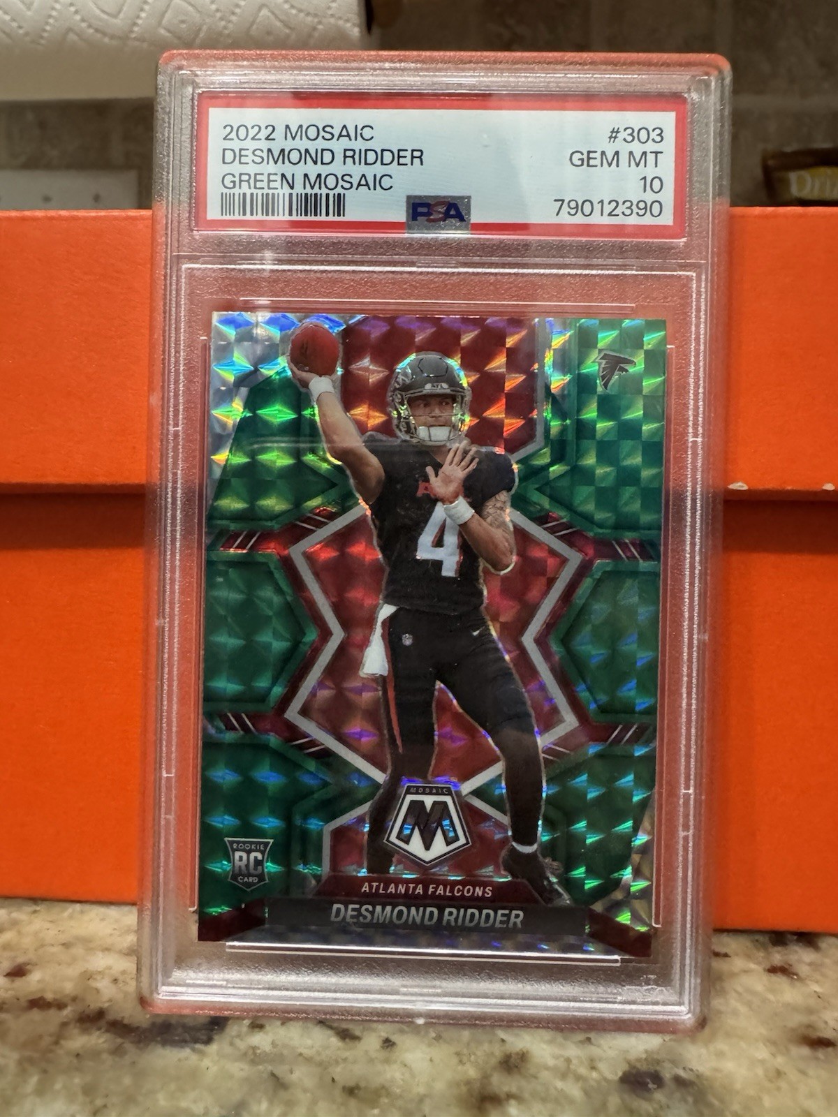 Desmond Ridder Panini Mosaic #303 Green Mosaic