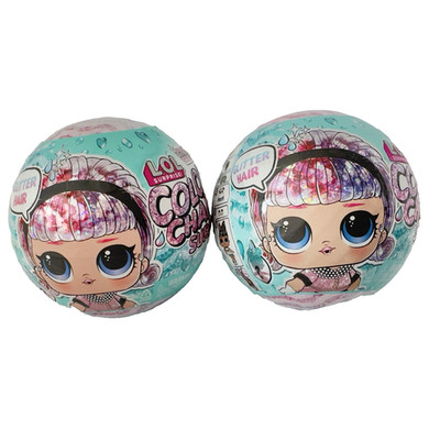 LOL Surprise Color Change Glitter Hair 7 Surprises Unopened Qty Of 2 Series 2