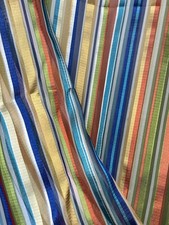 Jumping Beans Colorful Striped Shower Curtain 70 X 70