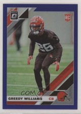 2019 Panini Donruss Optic Rookies Purple Prizm 23/50 Greedy Williams #122 tb6