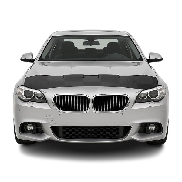 Haubenbra Steinschlagschutz Bonnet Bra FüR BMW 5Er 2010-2016 Kariert Halb-image