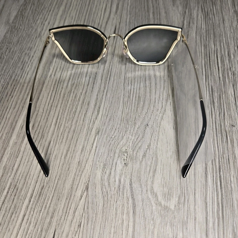 Gafas de sol Valentino adornadas ojo de gato nuevas sin etiquetas VA 2028 3003/87 59 mm marco dorado Foto 4 de 4