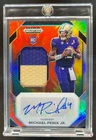 2024 Prizm Draft Picks Michael Penix Jr Jumbo Rookie Patch Auto Tie-Dye #08/25Opens in a new window or tab