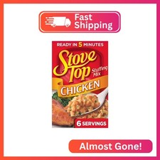 Stove Top Stuffing Mix, 1 Box, for Dinner Sides and Thanksgiving Dinner, Chicken