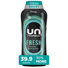 Downy Unstopables Scent Booster Beads Fresh 39.9 oz – In-Wash Laundry Enhancer.