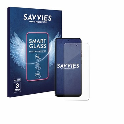 3x Savvies Schutzglas für Motorola Moto G05 Panzer Folie Glas klar