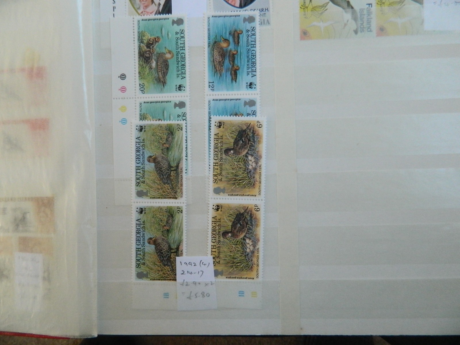 BR. COMMONWEALTH SOUTH ATLANTIC ISLANDS GEORGE V-QEII STAMPS COLLECTION