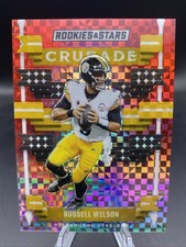 Russell Wilson 2024 Panini Rookies & Stars Crusade Checkerboard Prizm Refractor