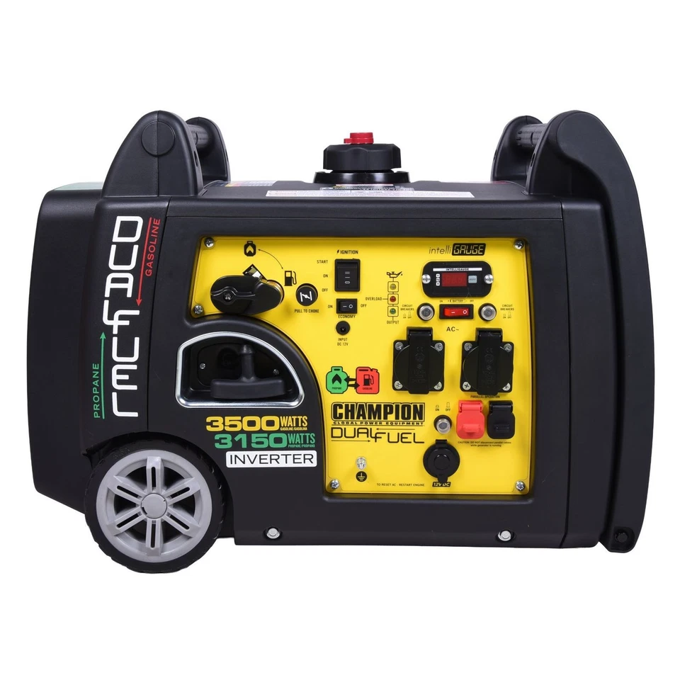 Champion 3500 Watt Dual Fuel LPG/Benzin-Generator Stromaggregat Benzin+ Gas - Bild 2 von 4