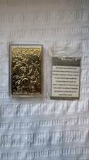 Pokemon Cards 23K Gold Plated CHARIZARD Trading Card 1999 Burger King Ball