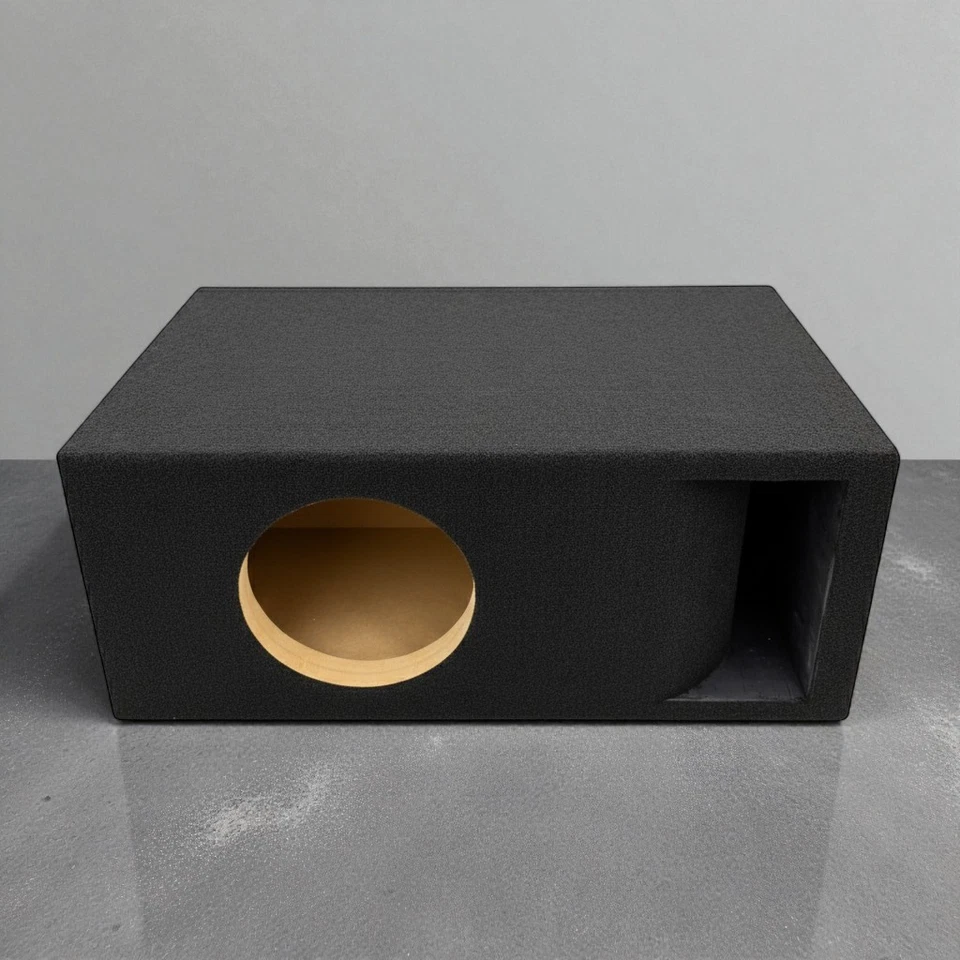 Caja de gabinete de subwoofer personalizada única con puerto de muesca para subwoofer de 8” (1,00 pies cúbicos) Foto 4 de 4