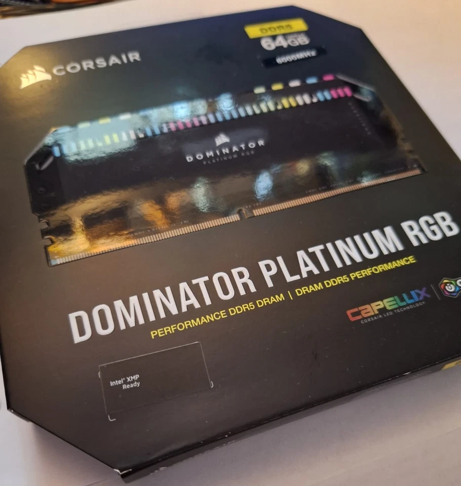 (CMT64GX5M2B60) Corsair Dominator Platinum RGB, DDR5-6000, CL40, Intel XMP 3.0-6 - Bild 3 von 4