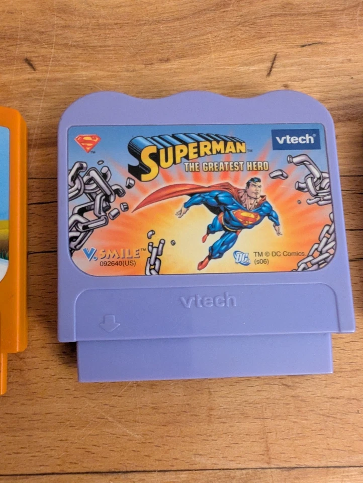 VTECH VSmile Game Cartridge Lot of 3 Zayzoo,Superman And Spiderman - Image 3 of 4